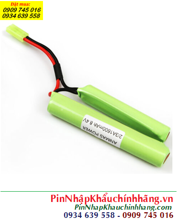 Pin sạc 8.4v-2/3A-1600mAh, Pin sạc NiMh 8.4v-2/3A-1600mAh, Pin GREPOW 8.4v-2/3A-1600mAh chính hãng 